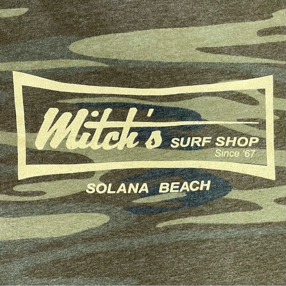 Alternative Earth Camo Mitch’s Surf Shop Solana Beach Zip Up Hooded Sweatshirt - Picture 9 of 17